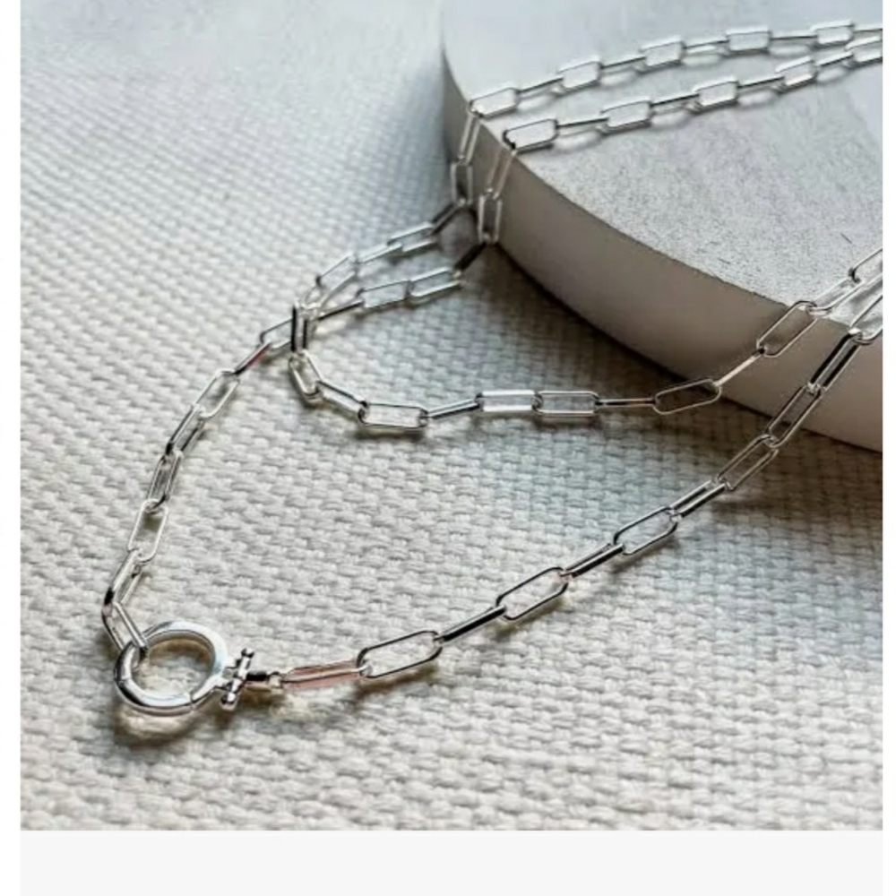 Gorjana Parker Wrap Around Silver  Necklace